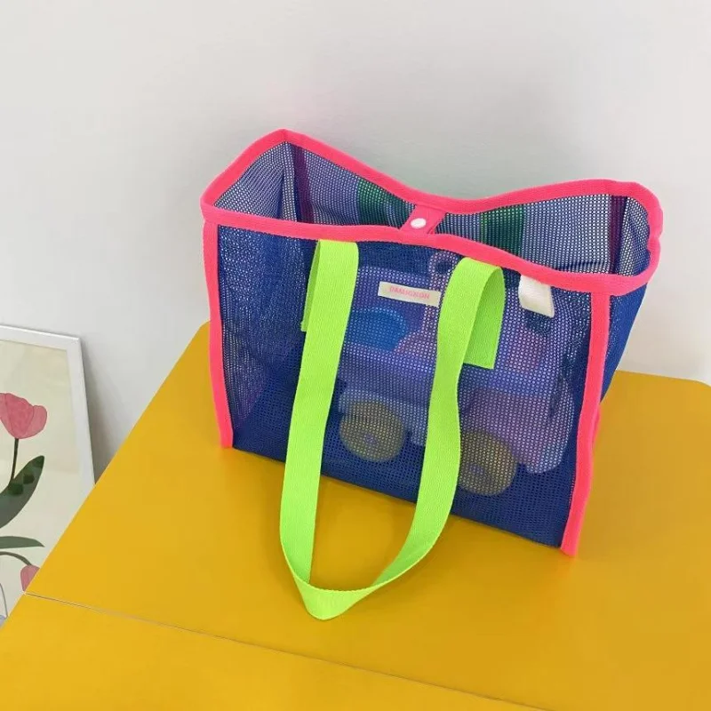Ins Wind Handheld Mesh Beach Bag Leaky Bath Bag Bath Pocket Large Capacity Travel Swimming Storage Bag Toy Basket
Ins Wind Handheld Mesh Beach Bag Leaky Bath Bag Bath Pocket Large Capacity Travel Swimming Storage Bag Toy Basket