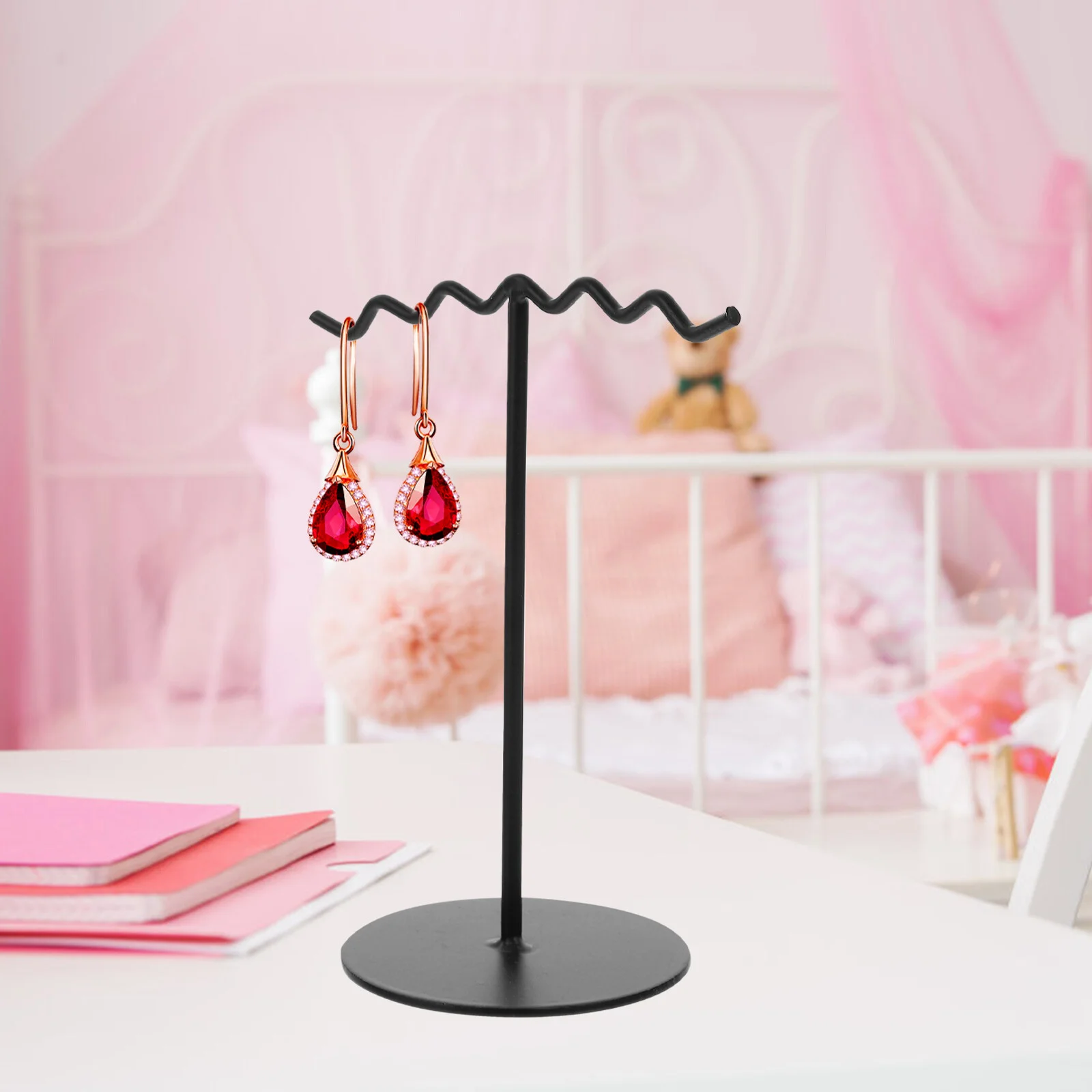 Jewelry Display Holder Earrings Stand Table Top Desktop Shape Iron Stands Selling Storage Rack
Jewelry Display Holder Earrings Stand Table Top Desktop Shape Iron Stands Selling Storage Rack