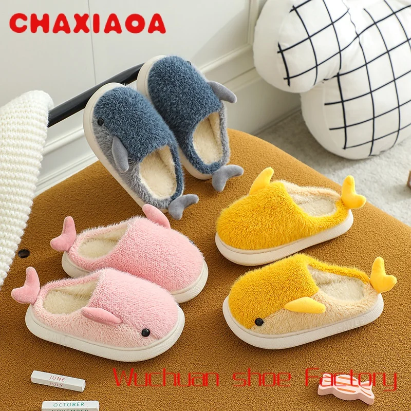 Funny Animal Whale Cotton Slippers Women's Thick Soles Home Slipper 2023 Winter New Warm Non Slip Lovely Plush Couple Slippers
Funny Animal Whale Cotton Slippers Women's Thick Soles Home Slipper 2023 Winter New Warm Non Slip Lovely Plush Couple Slippers