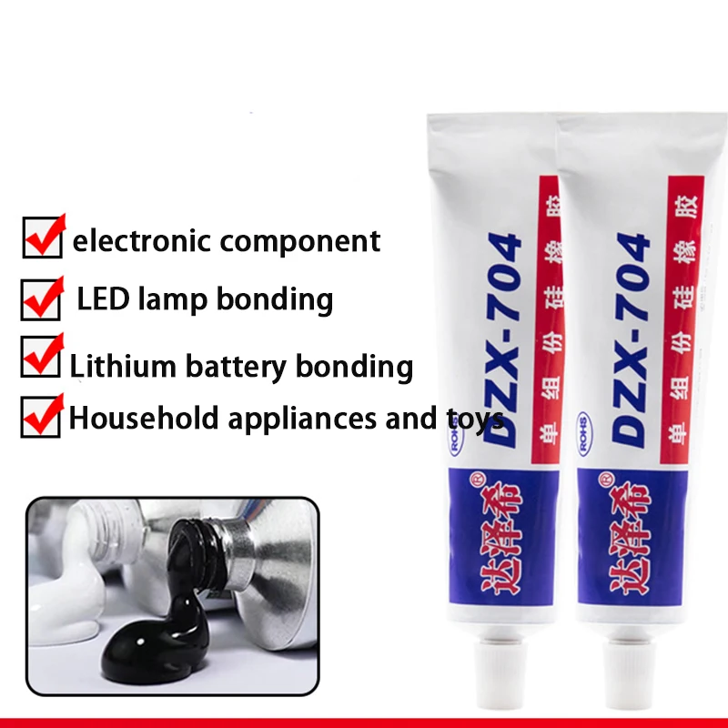 45g/100g Waterproof Liquid Insulation Tape Paste Electronic Sealant 704 Fixed High Temperature Resistant Conductive For Home
45g/100g Waterproof Liquid Insulation Tape Paste Electronic Sealant 704 Fixed High Temperature Resistant Conductive For Home