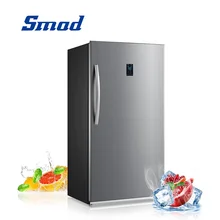 Smad 17 Cu.Ft. Upright Freezer Convertible Refrigerator with LED Control Panel Door Ajar Alarm Stand Up Frost Free Stainless