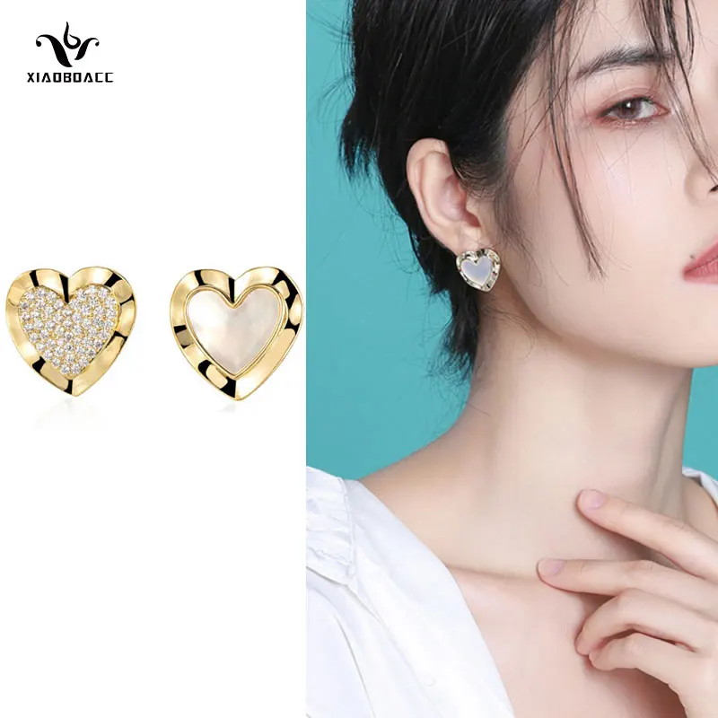 XiaoboACC 925 Silver Needle Retro Stud Earrings for Women Fashion Baroque Heart Earring Jewelry Wholesale
XiaoboACC 925 Silver Needle Retro Stud Earrings for Women Fashion Baroque Heart Earring Jewelry Wholesale