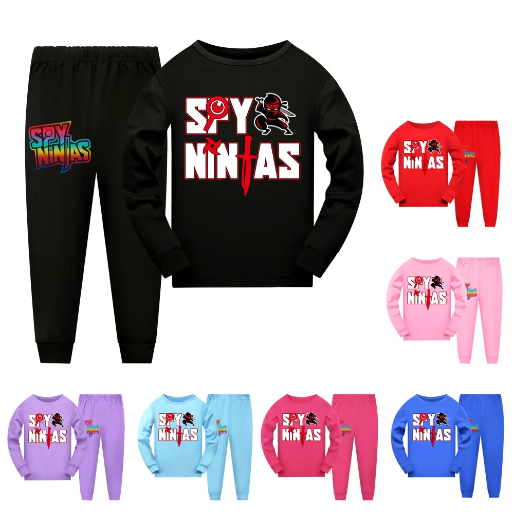 Spring Autumn SPY NINJAS Children's Clothing Sets Boys Sleepwear Clothes Kids Pajamas Set Baby Girls Cotton Cartoon Pijamas
Spring Autumn SPY NINJAS Children's Clothing Sets Boys Sleepwear Clothes Kids Pajamas Set Baby Girls Cotton Cartoon Pijamas