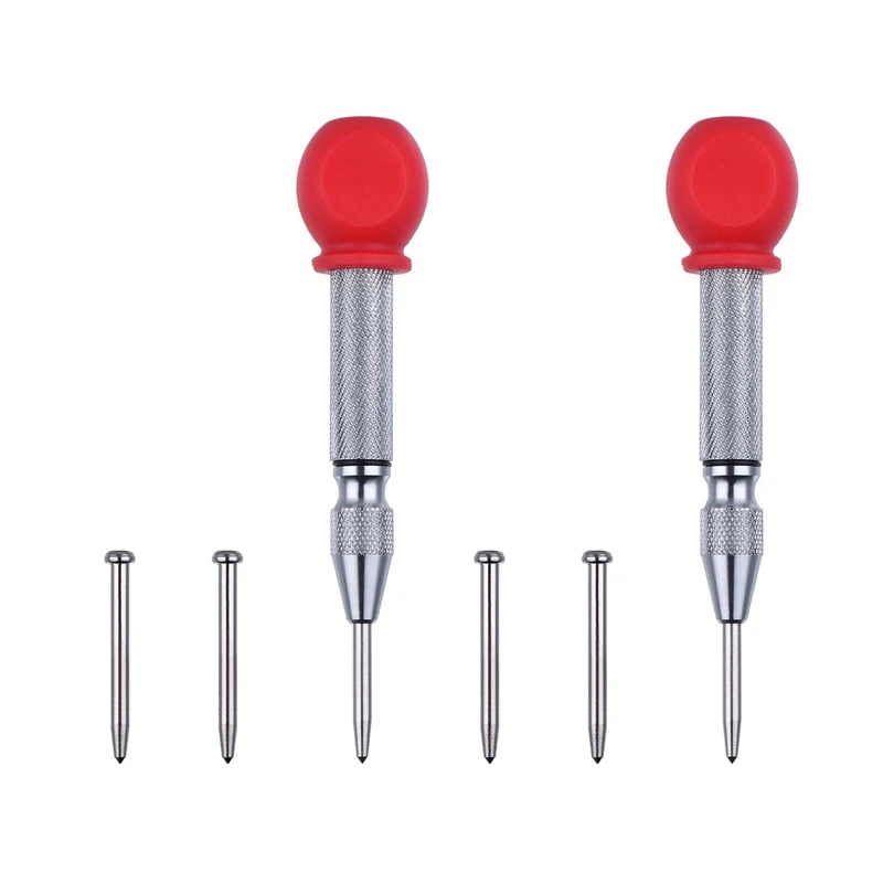 5 Inch Center Hole Punch Marker Scriber Window Puncher Breaker Tool With Cushion Cap And Impact, 4 Pieces Tip Included
5 Inch Center Hole Punch Marker Scriber Window Puncher Breaker Tool With Cushion Cap And Impact, 4 Pieces Tip Included