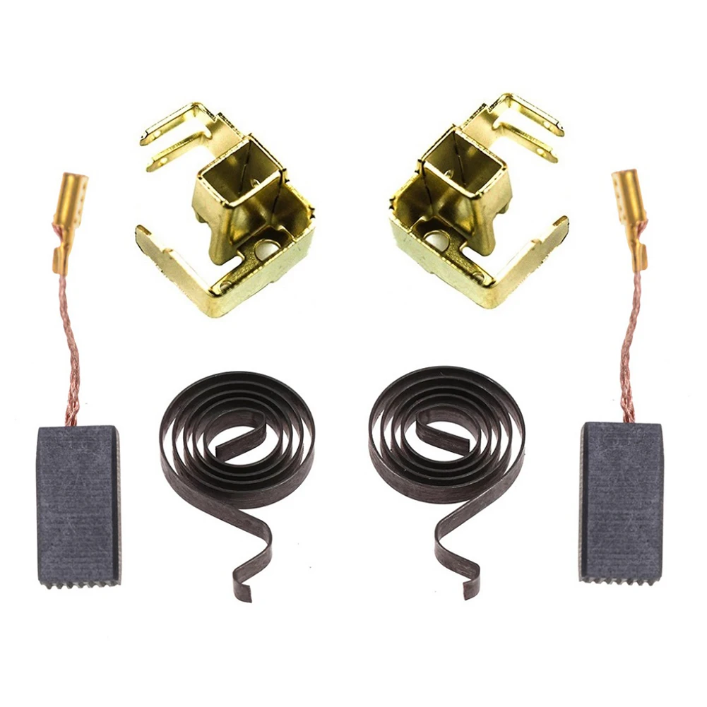 6Pcs Carbon Brush Set Angle Grinder Parts Carbon Brush W-Spring W-Holder Set For Bosch GWS6-100 Angle Grinder Accessories
6Pcs Carbon Brush Set Angle Grinder Parts Carbon Brush W-Spring W-Holder Set For Bosch GWS6-100 Angle Grinder Accessories