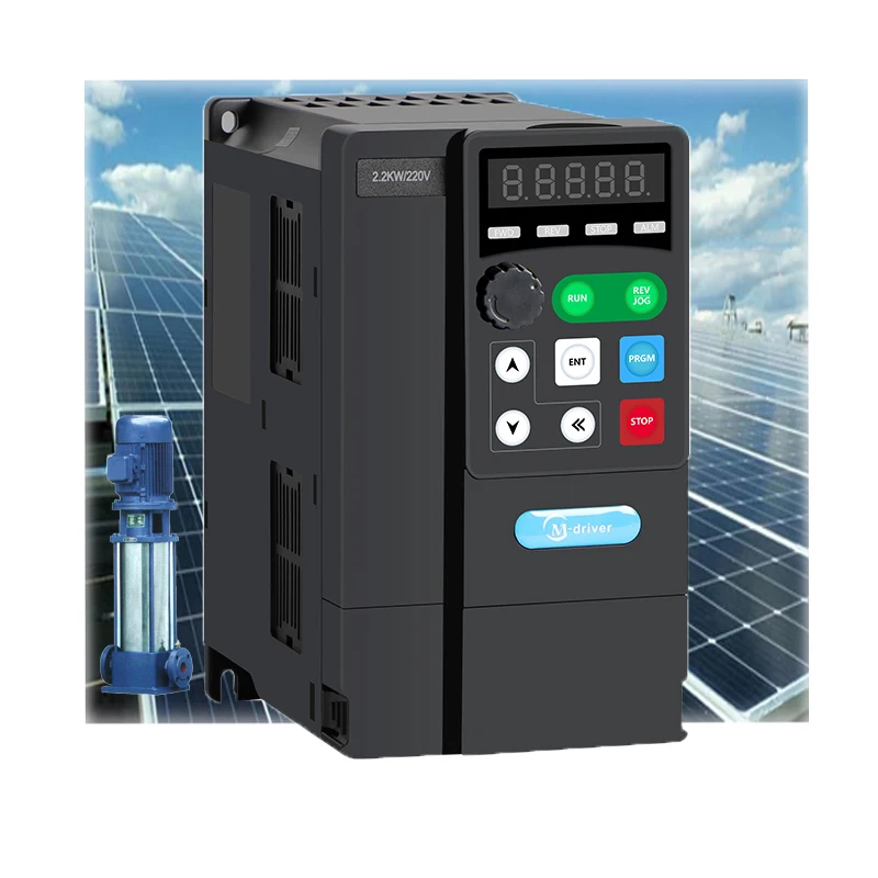 Shenzhen Advantages MPPT Solar VFD 240V Single Phase Inverter for Three Water Pump
Shenzhen Advantages MPPT Solar VFD 240V Single Phase Inverter for Three Water Pump