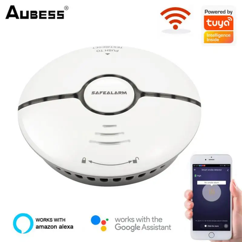 Tuya WIFI Smart Home Smoke Detector Sensor Fire Alarm Wireless Gas Detector Smart Life Kitchen Dedicated Home Security System
Tuya WIFI Smart Home Smoke Detector Sensor Fire Alarm Wireless Gas Detector Smart Life Kitchen Dedicated Home Security System