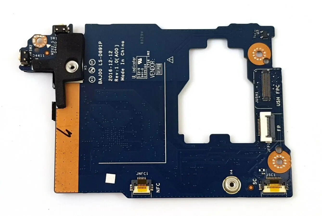 FOR Dell Latitude 5285 Ush Power Button Board Tested Warranty 2JJ2V 02JJ2V CN-02JJ2V
FOR Dell Latitude 5285 Ush Power Button Board Tested Warranty 2JJ2V 02JJ2V CN-02JJ2V