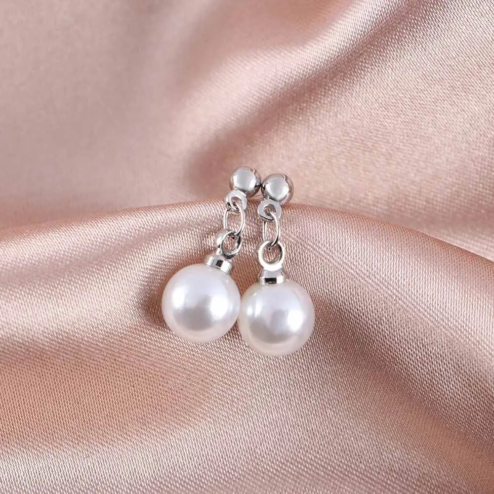 Korean Dangle Earrings Sweet Artificial Pearl Party Jewelry Trendy Temperament Women Stud Earrings Metal Drop Earrings
Korean Dangle Earrings Sweet Artificial Pearl Party Jewelry Trendy Temperament Women Stud Earrings Metal Drop Earrings
