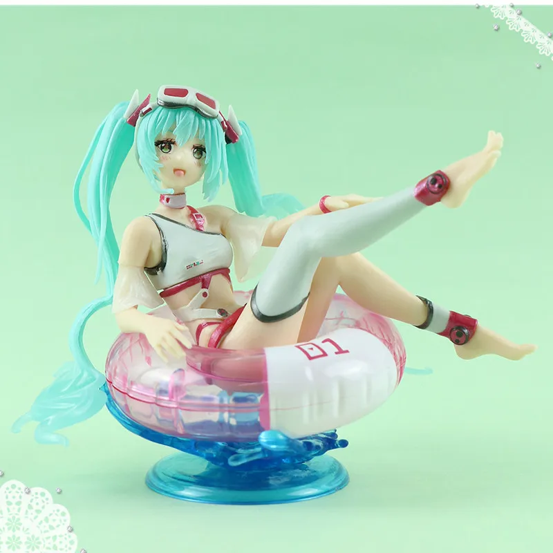 New Anime Hatsune Miku Action Figures Summer Bikini swim ring sweet girl PVC Action Figures Model Collecting Desktop Decor Toys
New Anime Hatsune Miku Action Figures Summer Bikini swim ring sweet girl PVC Action Figures Model Collecting Desktop Decor Toys