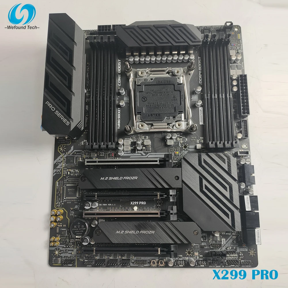 X299 PRO для материнской платы Msi LGA2066 USB3.2 Gen1 DDR4 M.2 * 2 128G ATX Протестирована Быстрая доставка
X299 PRO для материнской платы Msi LGA2066 USB3.2 Gen1 DDR4 M.2 * 2 128G ATX Протестирована Быстрая доставка