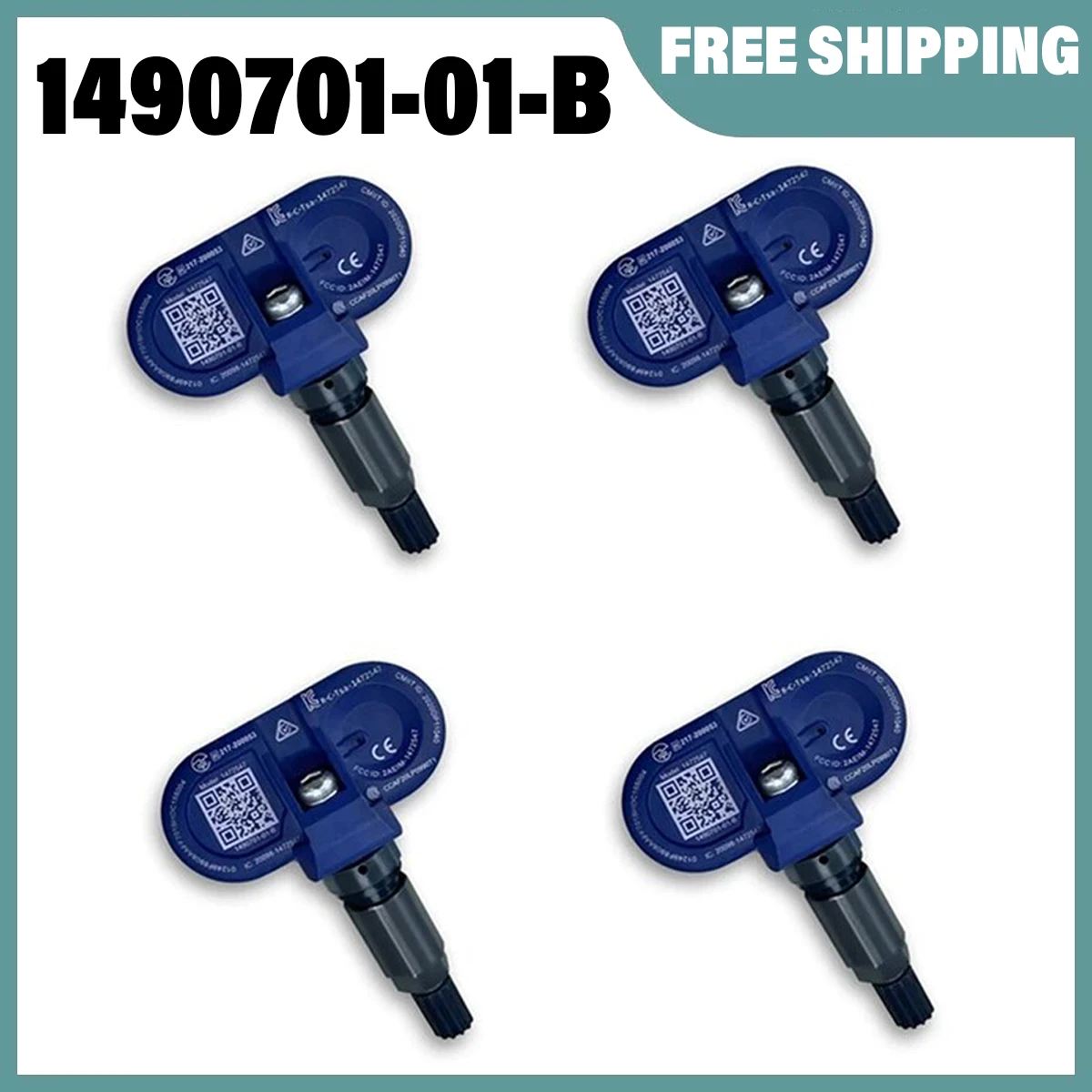 4 Piece 1490701-01-B TPMS Pressure Sensors Bluetooth Tire Pressure Monitor 1490750-01-A For Tesla Model 3 Y X S 20-23
4 Piece 1490701-01-B TPMS Pressure Sensors Bluetooth Tire Pressure Monitor 1490750-01-A For Tesla Model 3 Y X S 20-23
