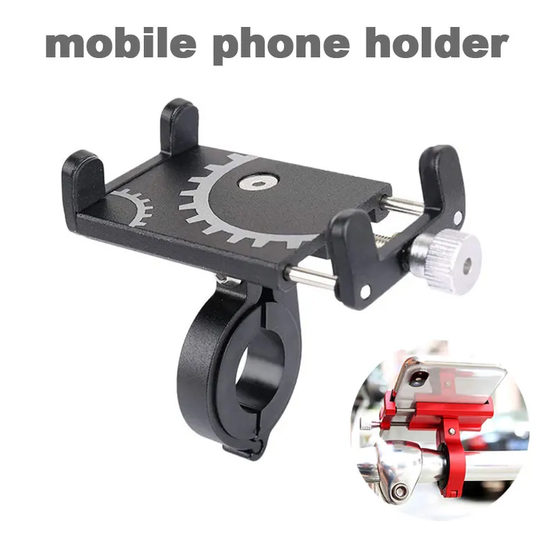 Metal Motorcycle Bike Phone Holder Aluminum Alloy Adjustable Anti-slip Bracket 360 Degrees Rotation GPS Clip Stand Accessories
Metal Motorcycle Bike Phone Holder Aluminum Alloy Adjustable Anti-slip Bracket 360 Degrees Rotation GPS Clip Stand Accessories