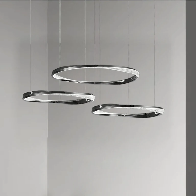 Modern Polished Black/Gold Rings Led Pendant Lights Living Dining Room Led Chandelier Lighting Home Decor Hanging Lamp Luminaire
Modern Polished Black/Gold Rings Led Pendant Lights Living Dining Room Led Chandelier Lighting Home Decor Hanging Lamp Luminaire