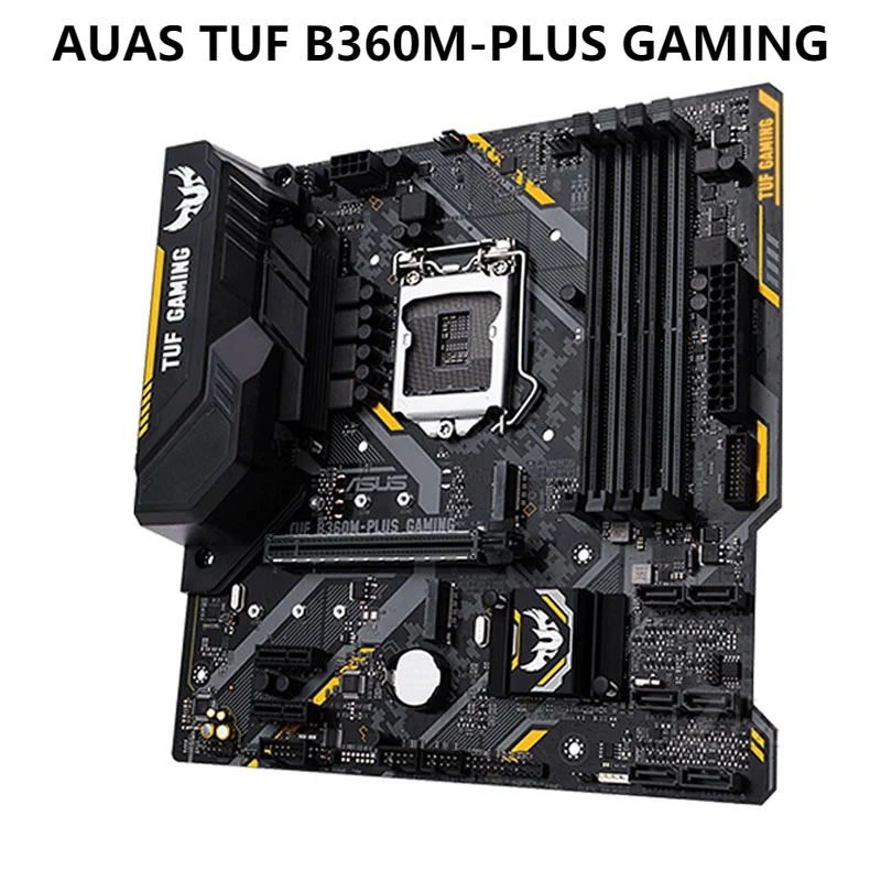 ASUS TUF B360M-PLUS GAMING Motherboard LGA1151 Intel B360 Micro ATX DDR4 DIMM SATA III Support i7/i5/i3 CPU Original Package
ASUS TUF B360M-PLUS GAMING Motherboard LGA1151 Intel B360 Micro ATX DDR4 DIMM SATA III Support i7/i5/i3 CPU Original Package