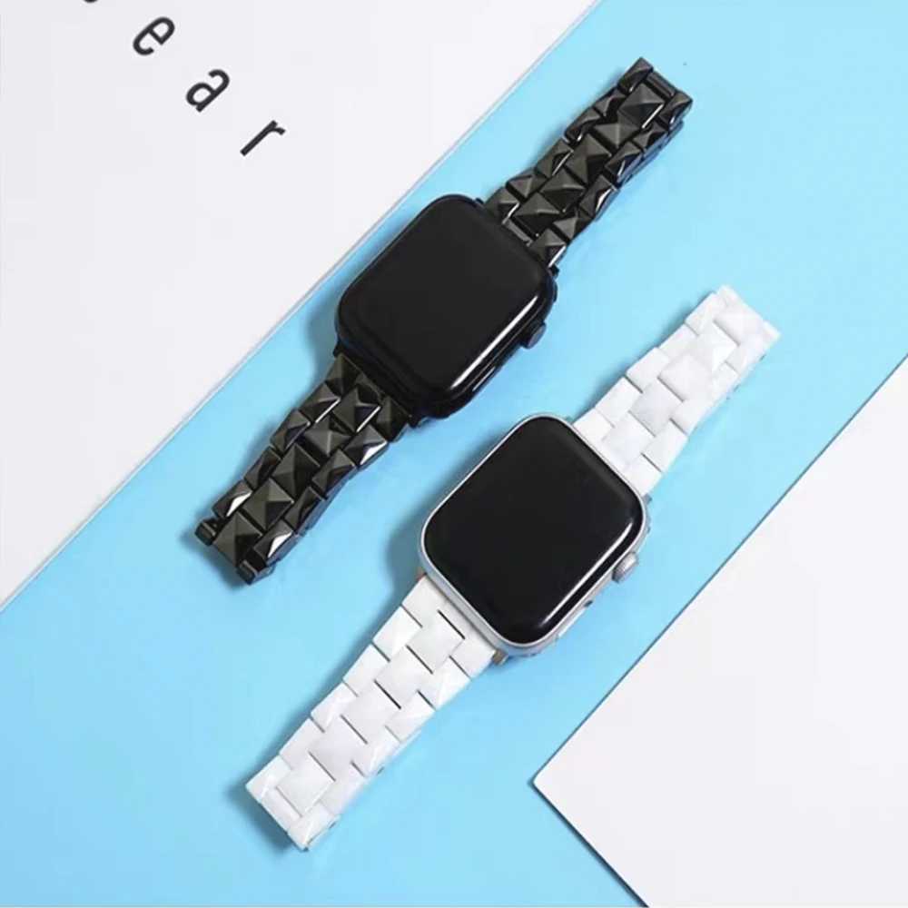 Ceramic Strap for Apple Watch Band 49mm 45mm 41mm 44mm 40mm 42 38mm Men/Women Bracelet Wristband for iWatch Series Ultra 87654SE
Ceramic Strap for Apple Watch Band 49mm 45mm 41mm 44mm 40mm 42 38mm Men/Women Bracelet Wristband for iWatch Series Ultra 87654SE
