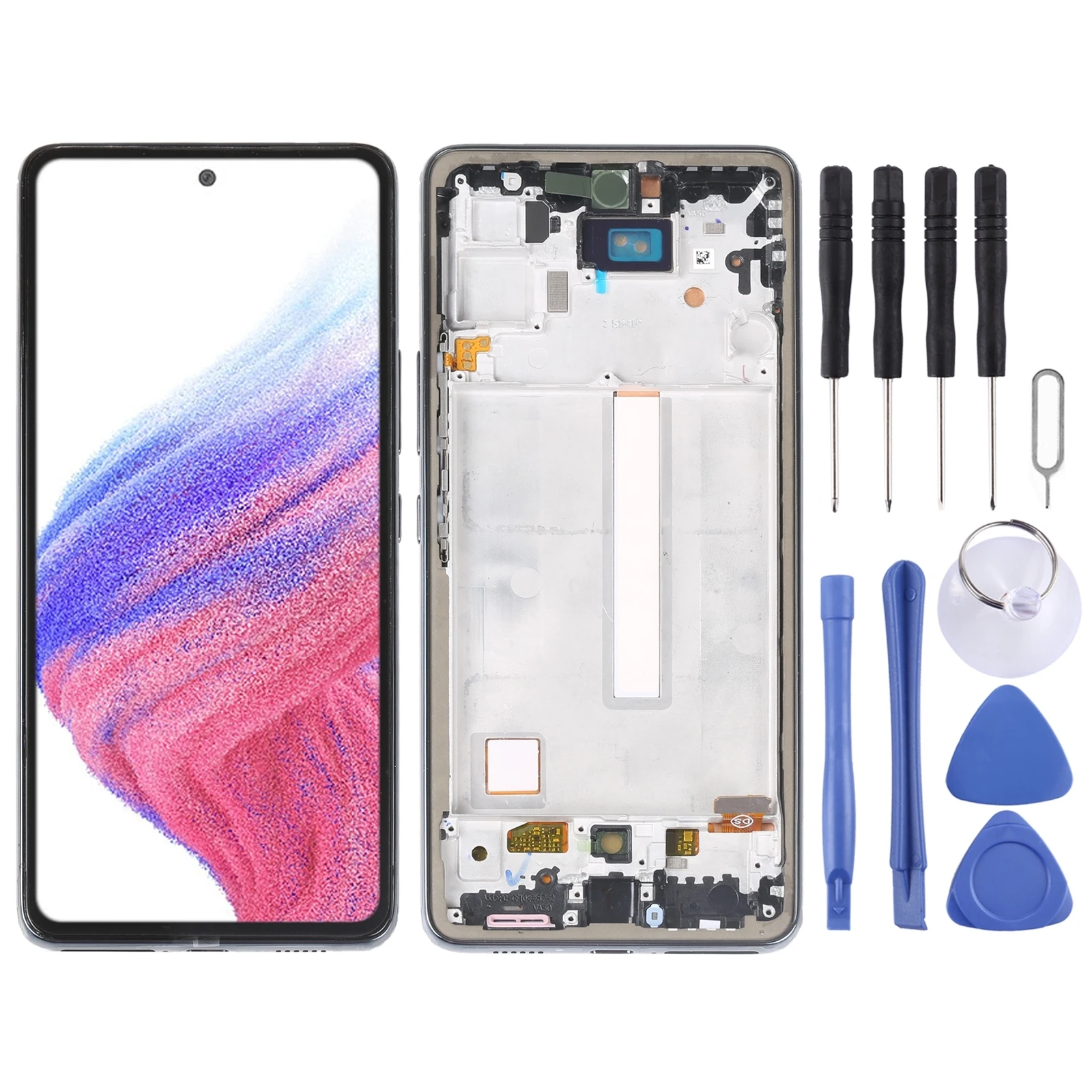 ЖК-экран incell для Samsung Galaxy A53 фотографический цифровой преобразователь Полный комплект с рамкой
ЖК-экран incell для Samsung Galaxy A53 фотографический цифровой преобразователь Полный комплект с рамкой
