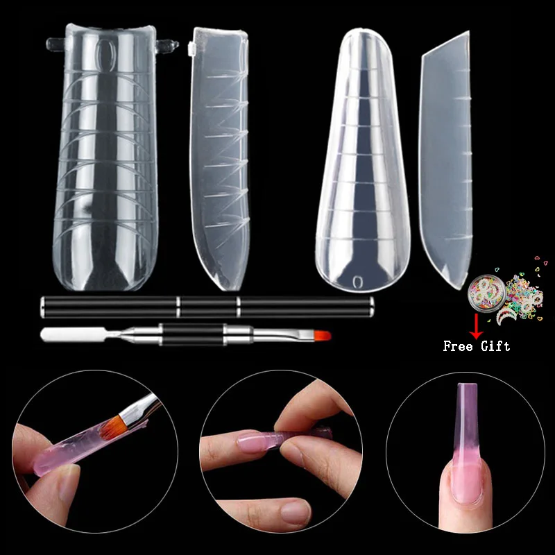 Формы для ногтей полиуф-гель, форма для быстрого наращивания ногтей, верхние формы «сделай сам», инструменты для маникюра
Формы для ногтей полиуф-гель, форма для быстрого наращивания ногтей, верхние формы «сделай сам», инструменты для маникюра