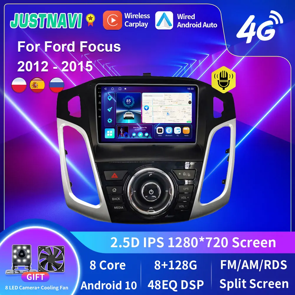 JUSTNAVI QT10 для Ford Focus 2012 - 2015 Android 10,0 автомобильное радио IPS мультимедийный плеер GPS-навигация головное устройство 2Din 4G HD Запись
JUSTNAVI QT10 для Ford Focus 2012 - 2015 Android 10,0 автомобильное радио IPS мультимедийный плеер GPS-навигация головное устройство 2Din 4G HD Запись