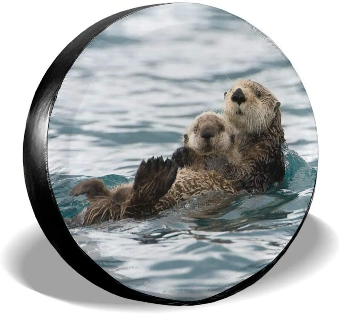 Animal Sea Otters Playing Water Swim Spare Tire Cover Waterproof Dust-Proof UV Sun Wheel Tire Cover Fit
Animal Sea Otters Playing Water Swim Spare Tire Cover Waterproof Dust-Proof UV Sun Wheel Tire Cover Fit