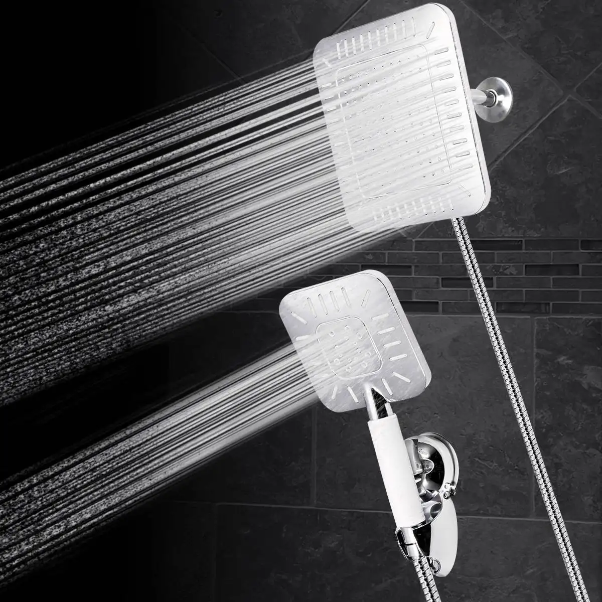 BVSOIVIA 9 Inches Bathroom Shower Head Set Rainfull Multi-functional Handheld Booster Shower Rotatable Shower 5 Spray Modes
BVSOIVIA 9 Inches Bathroom Shower Head Set Rainfull Multi-functional Handheld Booster Shower Rotatable Shower 5 Spray Modes