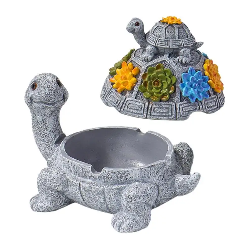 Turtle Ash Trays Outdoor Ashtray with Lid Smokeless Waterproof Ash Tray with Cute Turtle Decor Resin Ashtray for Cigarettes New
Turtle Ash Trays Outdoor Ashtray with Lid Smokeless Waterproof Ash Tray with Cute Turtle Decor Resin Ashtray for Cigarettes New