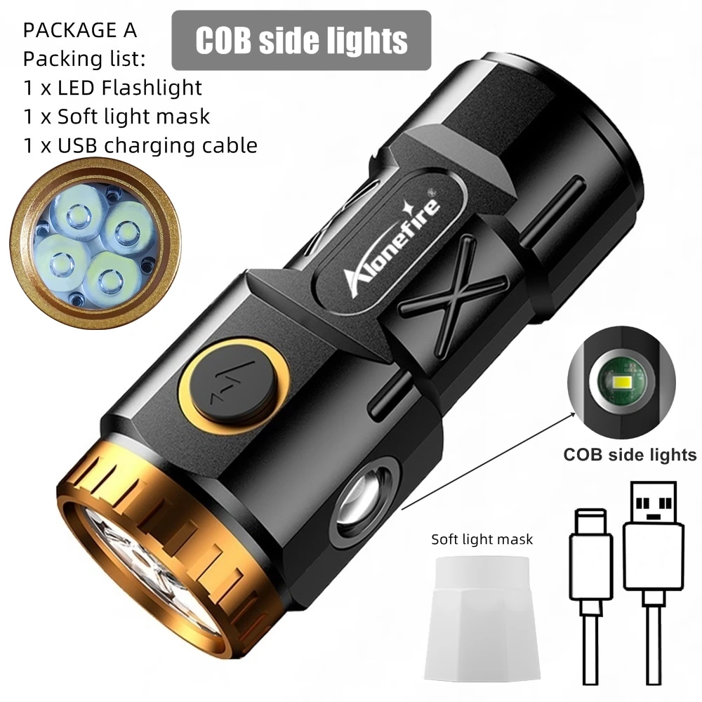 AloneFire X84 LED Фонарик 4xP35
AloneFire X84 LED Фонарик 4xP35