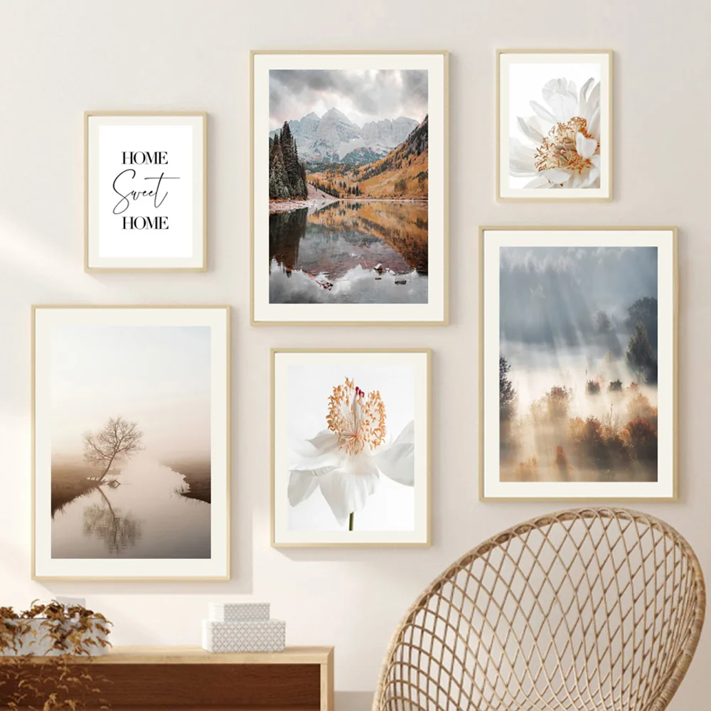 White Flower Forest Pine River Flower Lake Mountain Nordic Wall Art Canvas Painting Posters And Prints Picture Living Room Decor
White Flower Forest Pine River Flower Lake Mountain Nordic Wall Art Canvas Painting Posters And Prints Picture Living Room Decor
