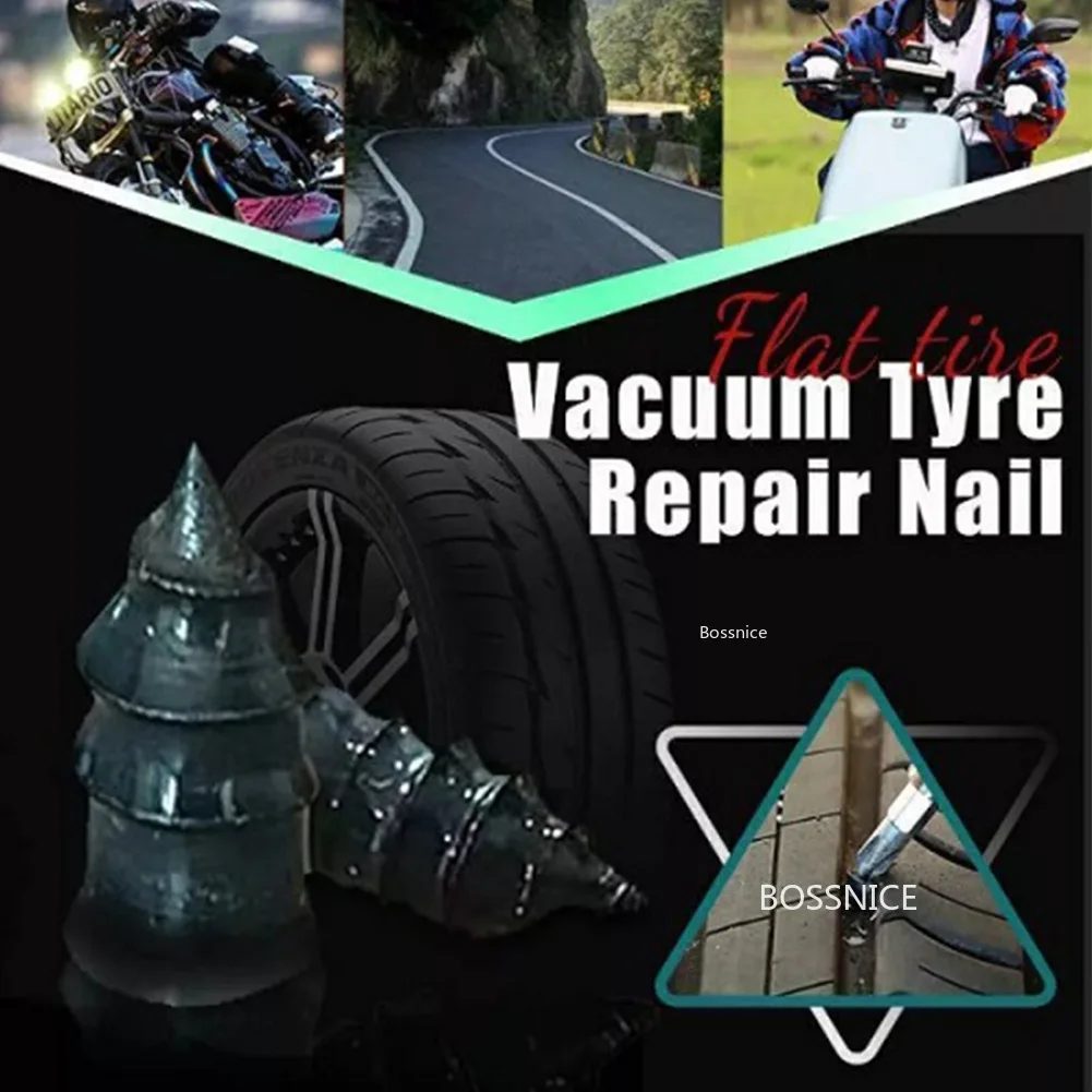 10Pcs/Set Vacuum Tyre Repair Nail for Car Trucks Motorcycle Scooter Bike Tire Puncture Repair Tubeless Rubber Nails
10Pcs/Set Vacuum Tyre Repair Nail for Car Trucks Motorcycle Scooter Bike Tire Puncture Repair Tubeless Rubber Nails