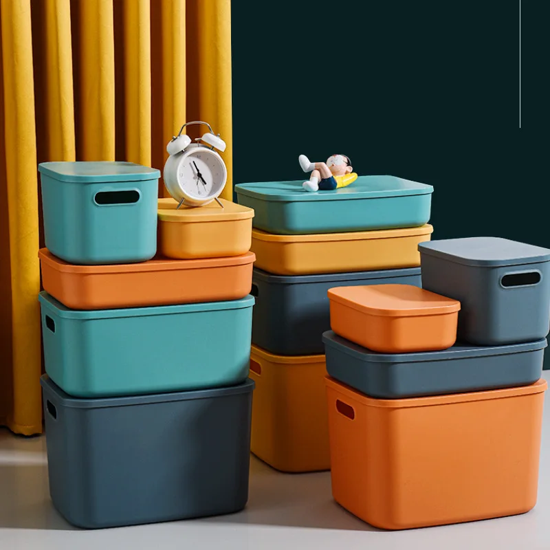 Color storage sundries kitchen finishing box plastic wardrobe storage basket flip book box household storage box storage box
Color storage sundries kitchen finishing box plastic wardrobe storage basket flip book box household storage box storage box