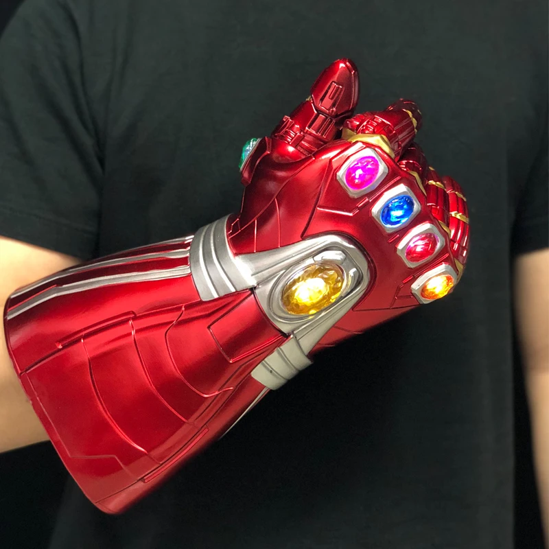 Cos Железный герой танос Бесконечность перчатка Косплей руки латексные перчатки