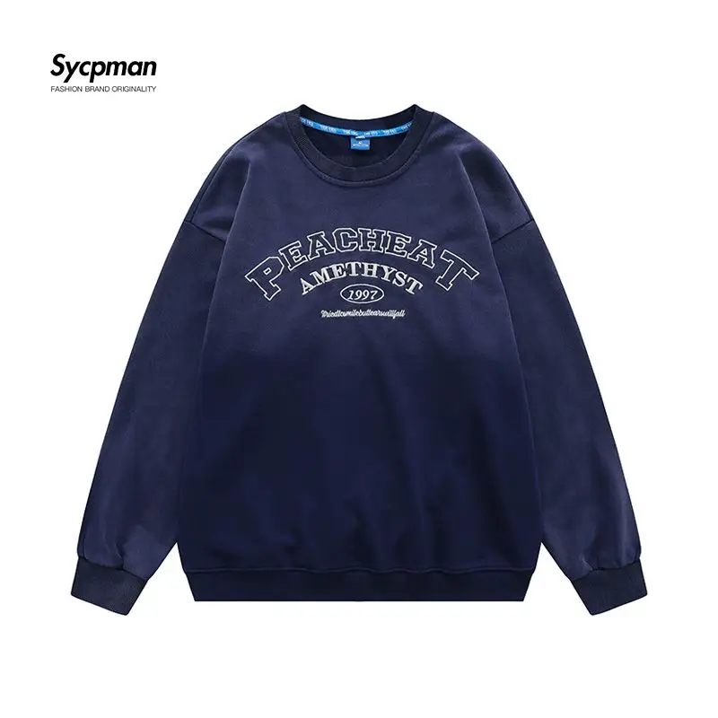 brand fried Street European and American fashion tie dye 2022 autumn new men's and women's oversize round neck casual sweater
brand fried Street European and American fashion tie dye 2022 autumn new men's and women's oversize round neck casual sweater