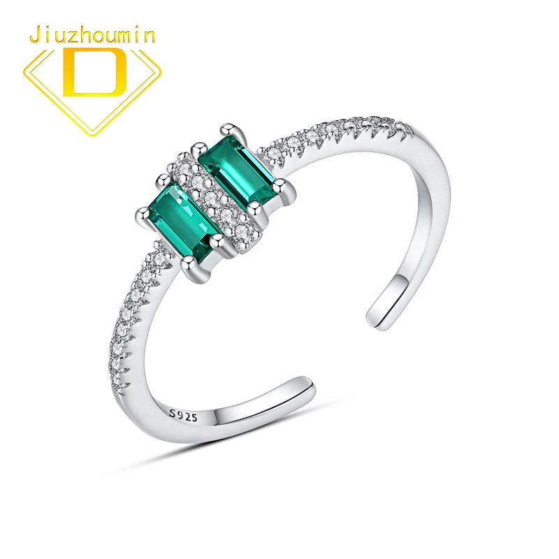 Luxury Emerald Gemstone 925 Sterling Silver Ring for Women Zircon Engagement Wedding Ring Fashion Simple Fine Jewelry Party Gift
Luxury Emerald Gemstone 925 Sterling Silver Ring for Women Zircon Engagement Wedding Ring Fashion Simple Fine Jewelry Party Gift