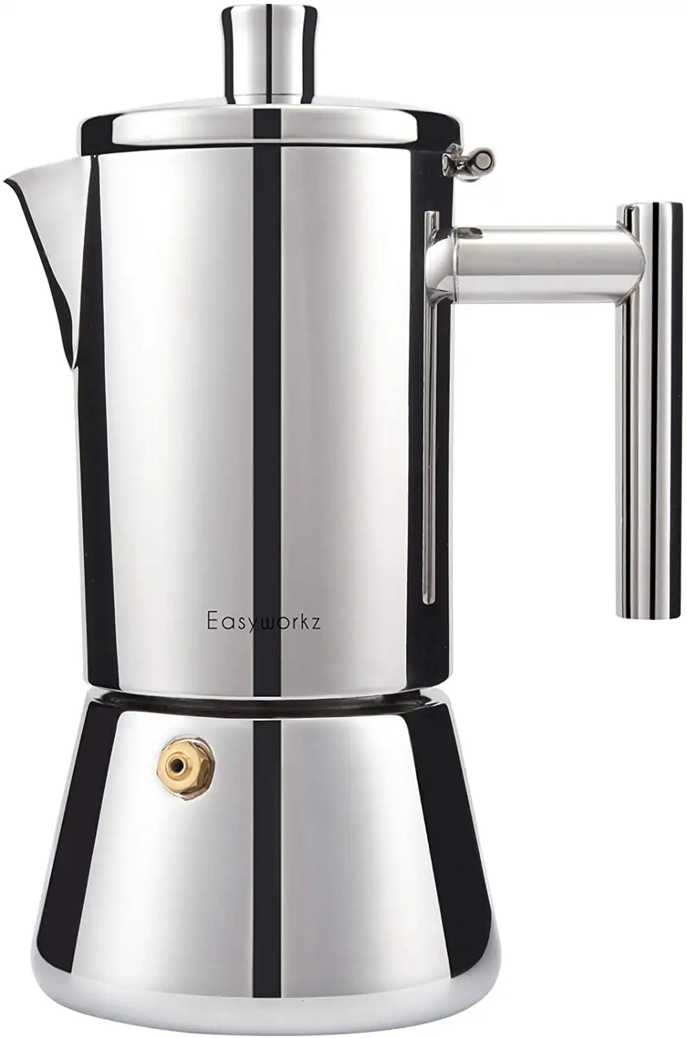 Diego Stovetop Espresso Maker Stainless Steel Italian Coffee Machine Maker 10-12Cup 17.5 oz Induction Moka Pot
Diego Stovetop Espresso Maker Stainless Steel Italian Coffee Machine Maker 10-12Cup 17.5 oz Induction Moka Pot