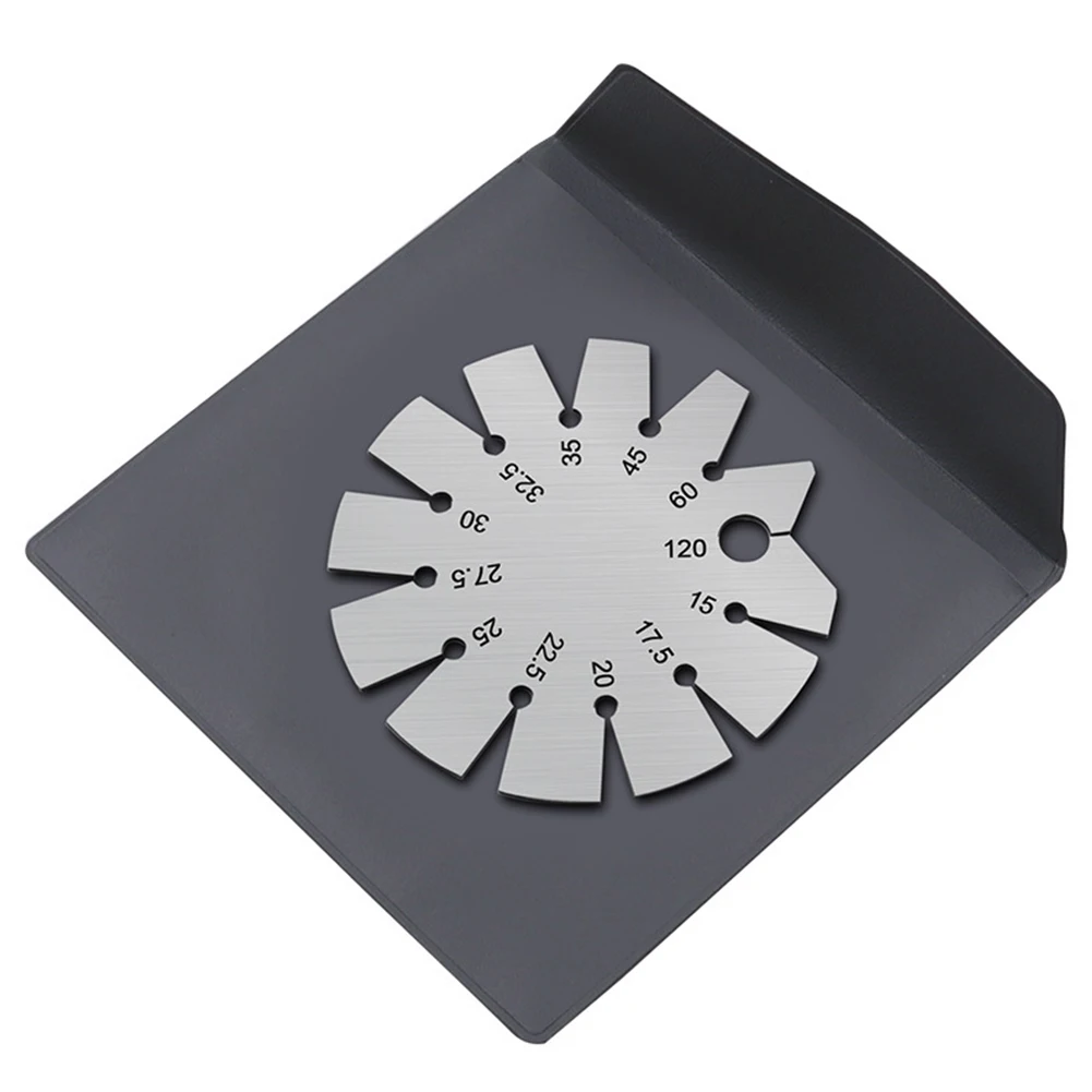 Stainless Steel Bevel Gauge Silver Angle Protractor Range 15C-120C Gage Diameter 70mm Woodworking Measurement Parts
Stainless Steel Bevel Gauge Silver Angle Protractor Range 15C-120C Gage Diameter 70mm Woodworking Measurement Parts