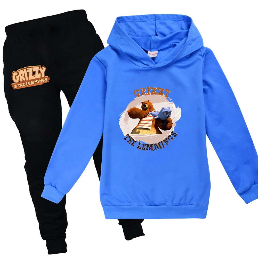 Grizzy and The Lemmings Hoodies for Boys Tops Girls Clothes Fashion Kids Sweatshirts Long-sleeved Children's Clothing Pants 2pcs
Grizzy and The Lemmings Hoodies for Boys Tops Girls Clothes Fashion Kids Sweatshirts Long-sleeved Children's Clothing Pants 2pcs