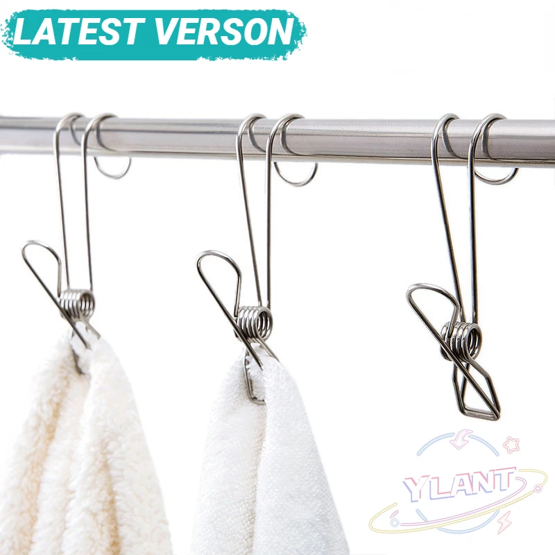 Stainless Steel Hooks Clips Multipurpose Hook Clothing Pants Underwear Socks Clip Photo Towel Hooks Holder Home Storage Hook
Stainless Steel Hooks Clips Multipurpose Hook Clothing Pants Underwear Socks Clip Photo Towel Hooks Holder Home Storage Hook