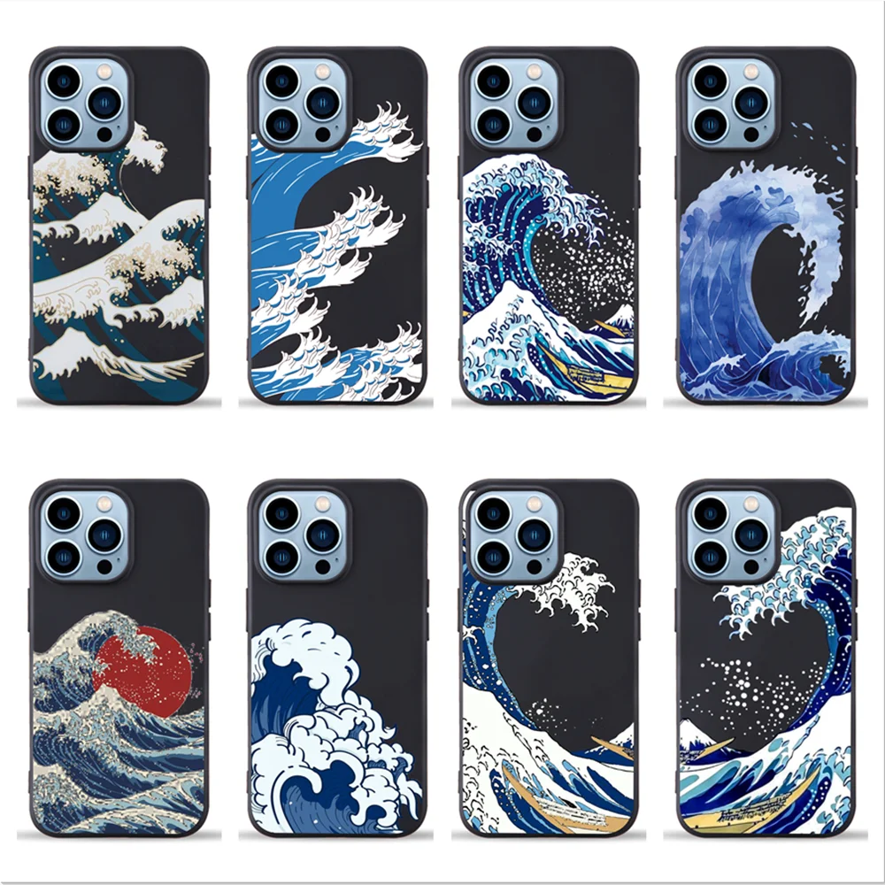Black Original Liquid Silicone Case For iPhone 11 Pro Max 12 13 Mini Soft Sea Waves Cover for iPhone XS MAX X XR 7 8 Plus SE2020
Black Original Liquid Silicone Case For iPhone 11 Pro Max 12 13 Mini Soft Sea Waves Cover for iPhone XS MAX X XR 7 8 Plus SE2020