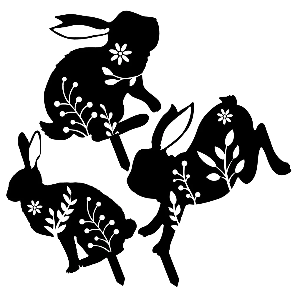 3 Pcs Outdoor Decor Rabbit Garden Planter Easter Party Favor Decorations Signs Acrylic Lawn Stake Yard Stakes
3 Pcs Outdoor Decor Rabbit Garden Planter Easter Party Favor Decorations Signs Acrylic Lawn Stake Yard Stakes