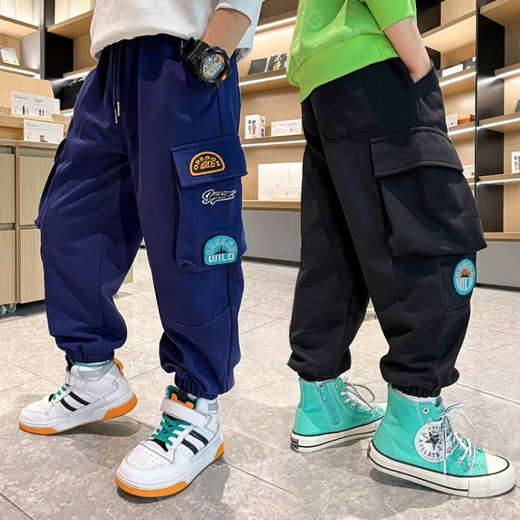 Spring Multi-Pockets Cargo Pants Teen Boys 2022New Streetwear Plus Size Black Kids Joggers Male Casual Cotton Trousers
Spring Multi-Pockets Cargo Pants Teen Boys 2022New Streetwear Plus Size Black Kids Joggers Male Casual Cotton Trousers