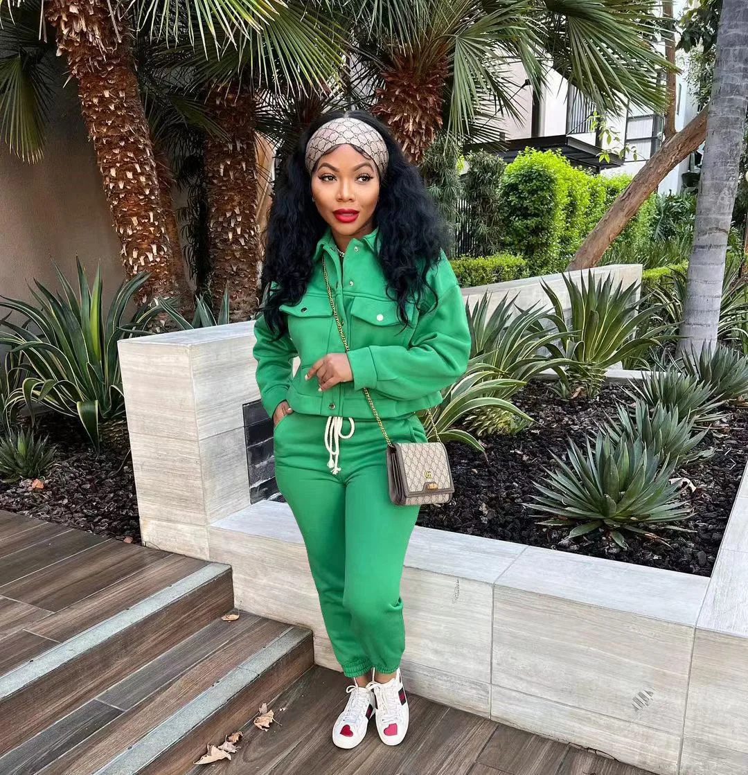 Stylish Minimalist 2 Piece Sets Womens Outifits Single-breasted Jacket + Drawstring Trousers Streetwear Sporty Matching Clothing
Stylish Minimalist 2 Piece Sets Womens Outifits Single-breasted Jacket + Drawstring Trousers Streetwear Sporty Matching Clothing