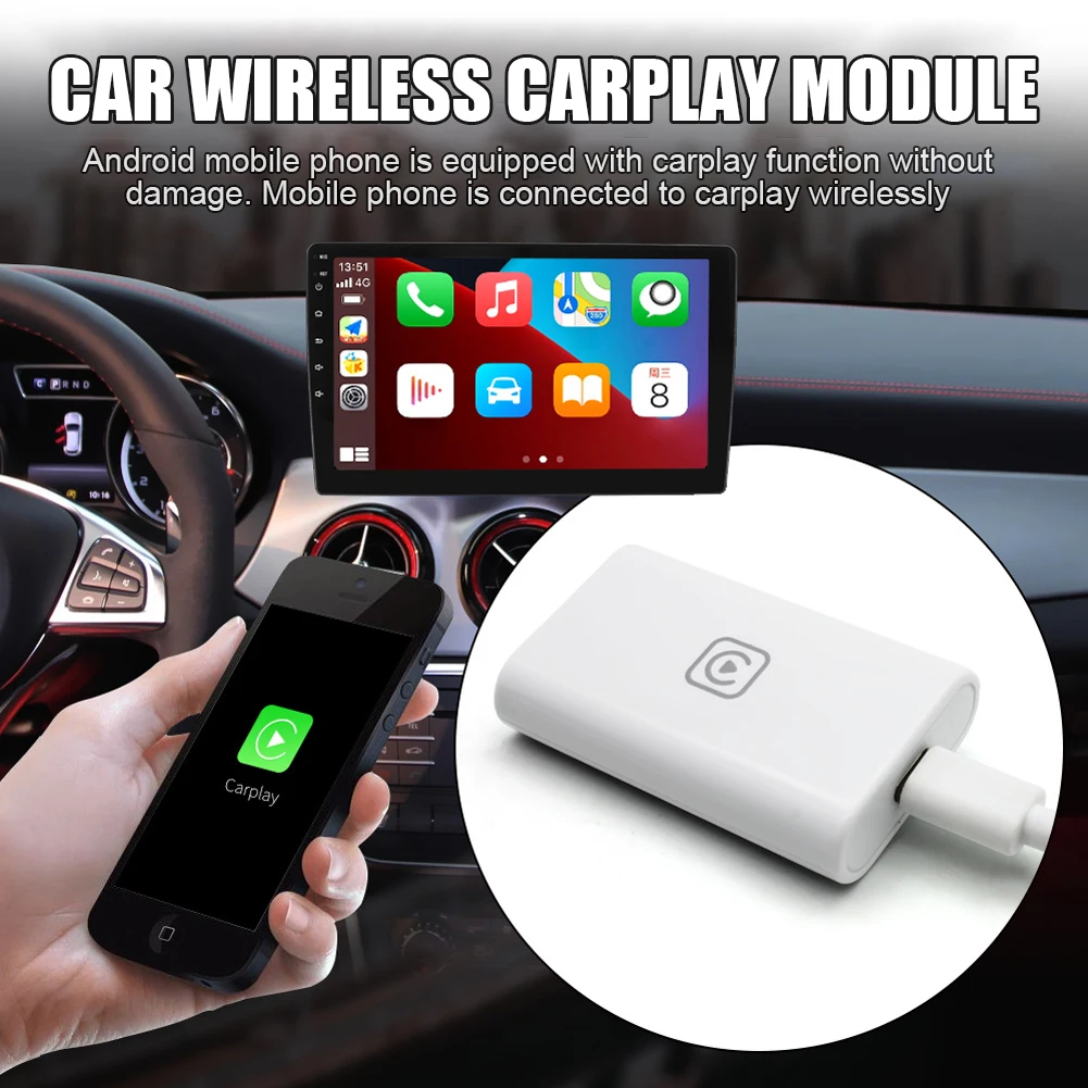 Wireless CarPlay Box Module Plug and Play Multimedia Video Box USB Mirror Cast Screen CarPlay Box for Android Auto CarPlay
Wireless CarPlay Box Module Plug and Play Multimedia Video Box USB Mirror Cast Screen CarPlay Box for Android Auto CarPlay