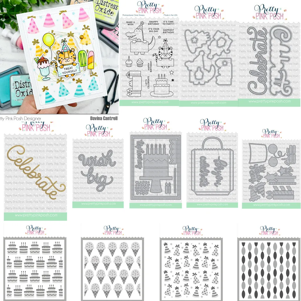 Celebrate Birthday New 2023 Arrivals Metal Cutting Dies Hot Foil Clear Stamps Stencils Scrapbook Diary Decoration Embossing Card
Celebrate Birthday New 2023 Arrivals Metal Cutting Dies Hot Foil Clear Stamps Stencils Scrapbook Diary Decoration Embossing Card