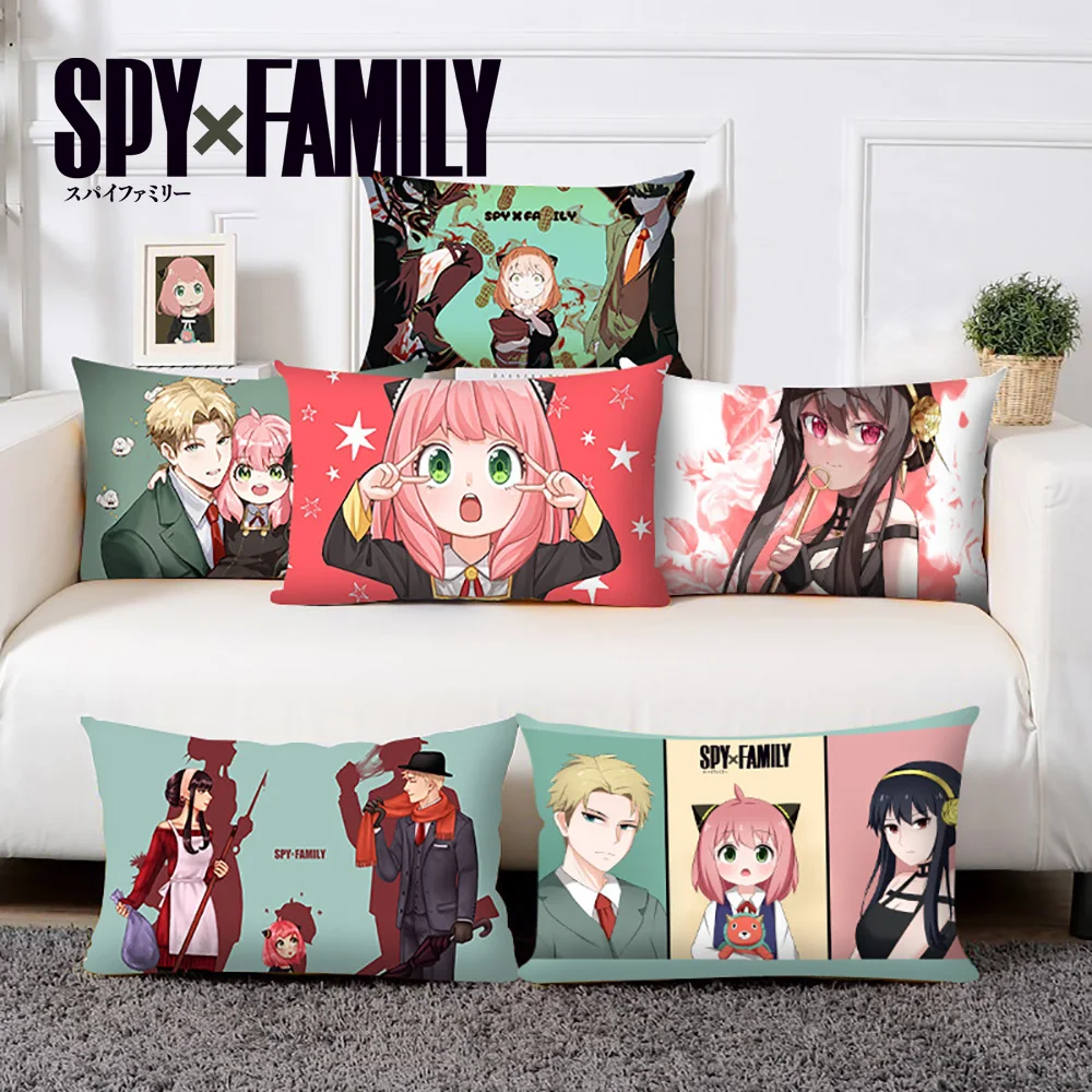 50*30cm Anime SPY x Family Toy Plush Pillowcase Anya Loid Yor Forger Pillow Cover Gifts Home Sofa Decoration Kawaii Pillow Slip
50*30cm Anime SPY x Family Toy Plush Pillowcase Anya Loid Yor Forger Pillow Cover Gifts Home Sofa Decoration Kawaii Pillow Slip