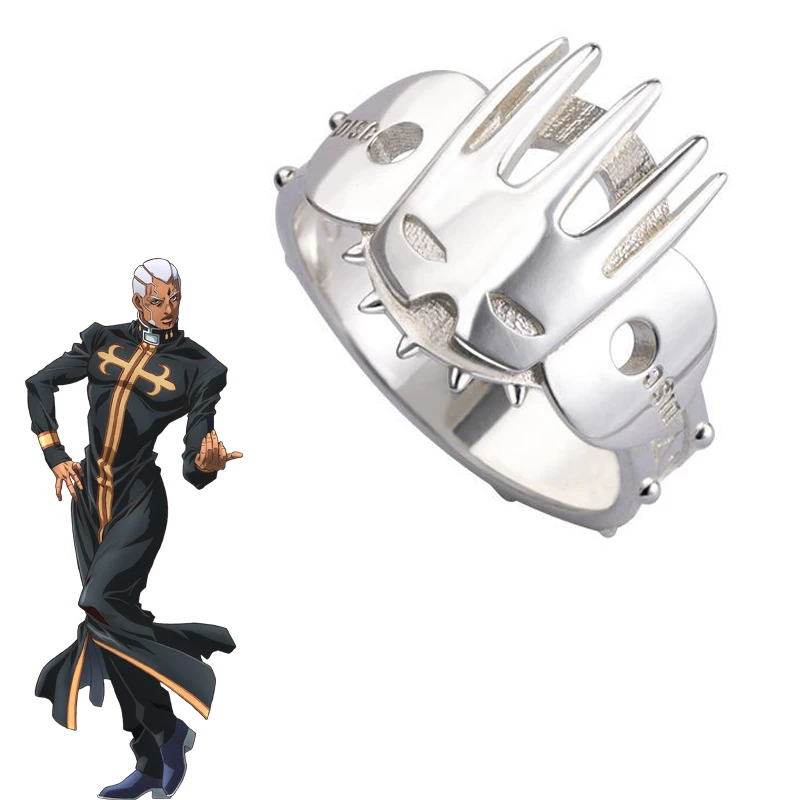 Anime JoJo's Bizarre Adventure Stone Ocean Ring Enrico Pucci Cosplay Unisex Adjustable Opening Rings Jewelry Accessories Gifts
Anime JoJo's Bizarre Adventure Stone Ocean Ring Enrico Pucci Cosplay Unisex Adjustable Opening Rings Jewelry Accessories Gifts
