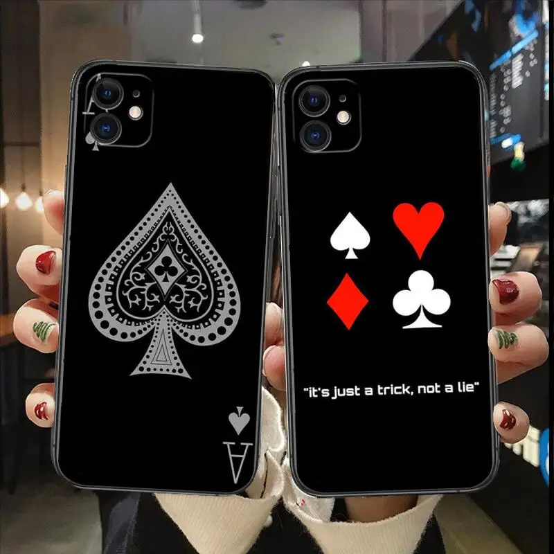 Poker Cards Luxury Design Phone Case For Apple IPhone 13 12 11 14 Pro Max Mini XR X XS Max 6S 6 7 8 Plus SE 2020 Fashion Cover
Poker Cards Luxury Design Phone Case For Apple IPhone 13 12 11 14 Pro Max Mini XR X XS Max 6S 6 7 8 Plus SE 2020 Fashion Cover
