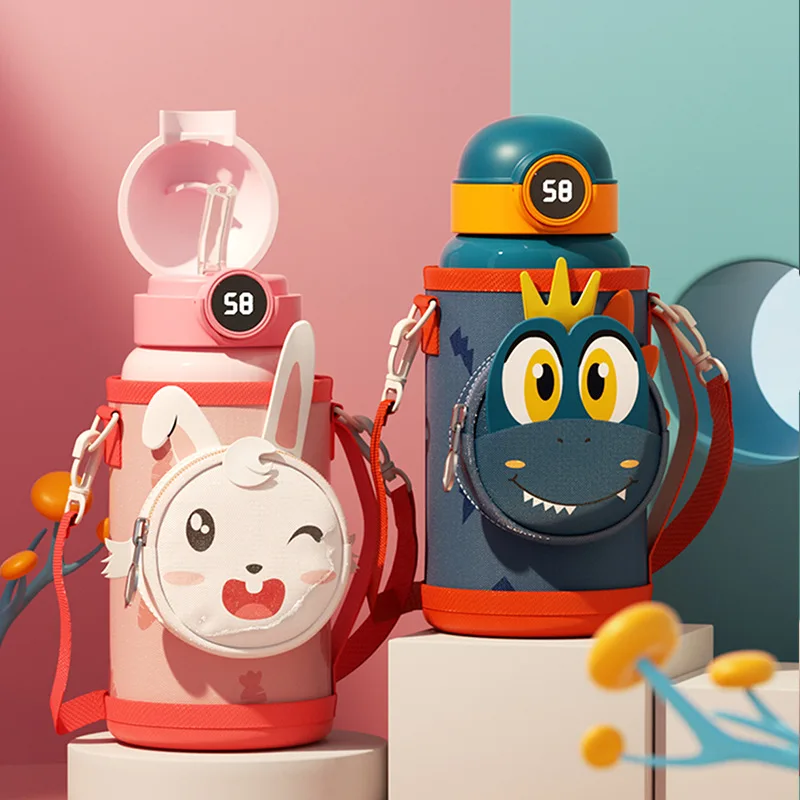Student 316 Stainless Steel Water Bottle Smart Temperature Display Portable Straw Cup Cute Pot Belly Children Anti-scald Cups
Student 316 Stainless Steel Water Bottle Smart Temperature Display Portable Straw Cup Cute Pot Belly Children Anti-scald Cups