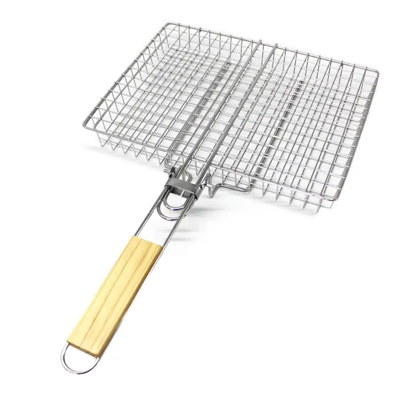 BBQ Baskets For Grilling Rack Non-Stick Stainless Steel Cooking Rack BBQ Accessories For Cooking Pork Beef Broccoli Steak Mutton
BBQ Baskets For Grilling Rack Non-Stick Stainless Steel Cooking Rack BBQ Accessories For Cooking Pork Beef Broccoli Steak Mutton