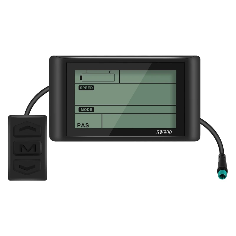 Ebike SW900 LCD Display Control 24/36/48/60/72V Speed Meter Speedometer Wired Plug
Ebike SW900 LCD Display Control 24/36/48/60/72V Speed Meter Speedometer Wired Plug