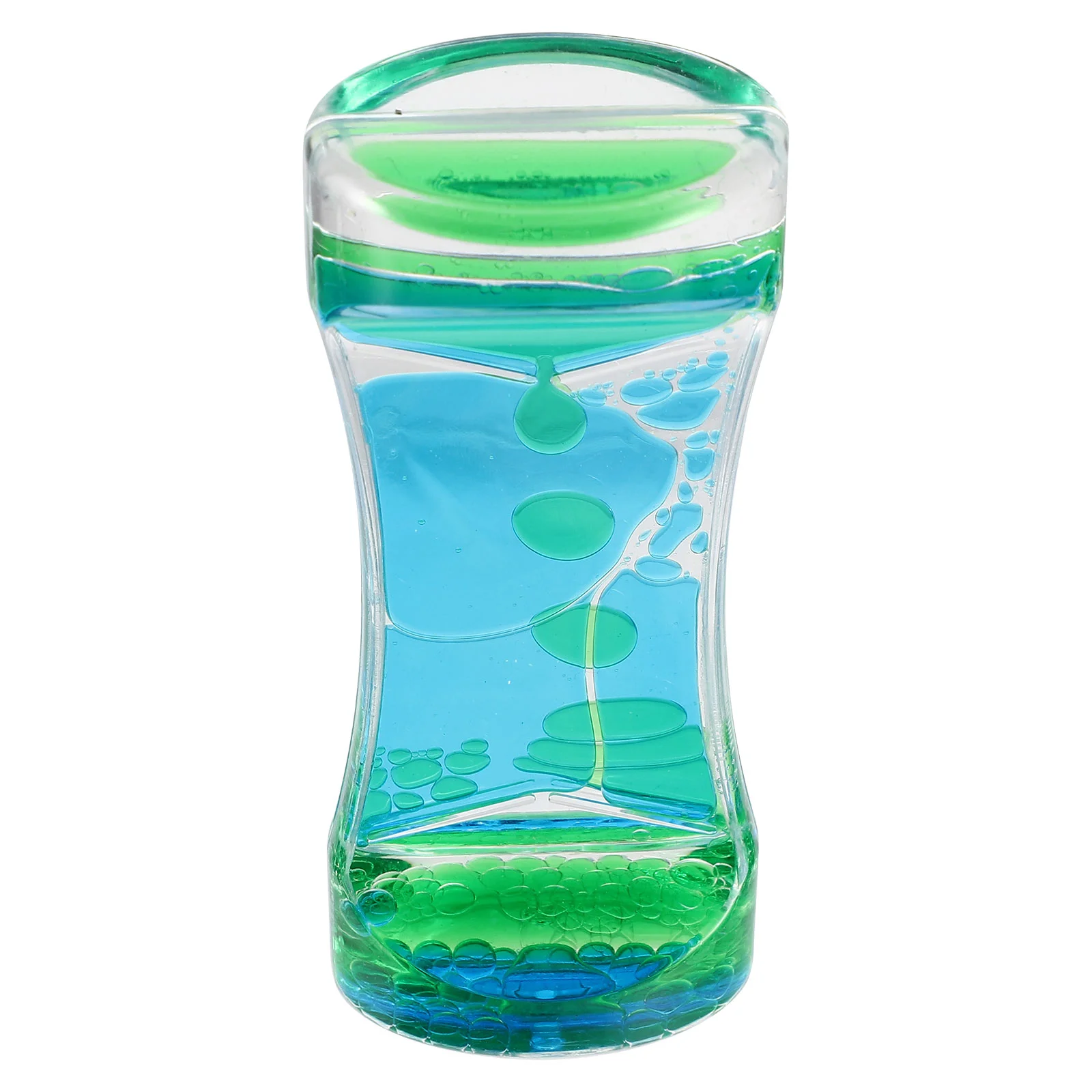 

Liquid Timer Hourglass Bubbler Sensory Table Toy Minute Toys Decorativecolorful Oil Motion Relaxing Calmingkids Ornament School